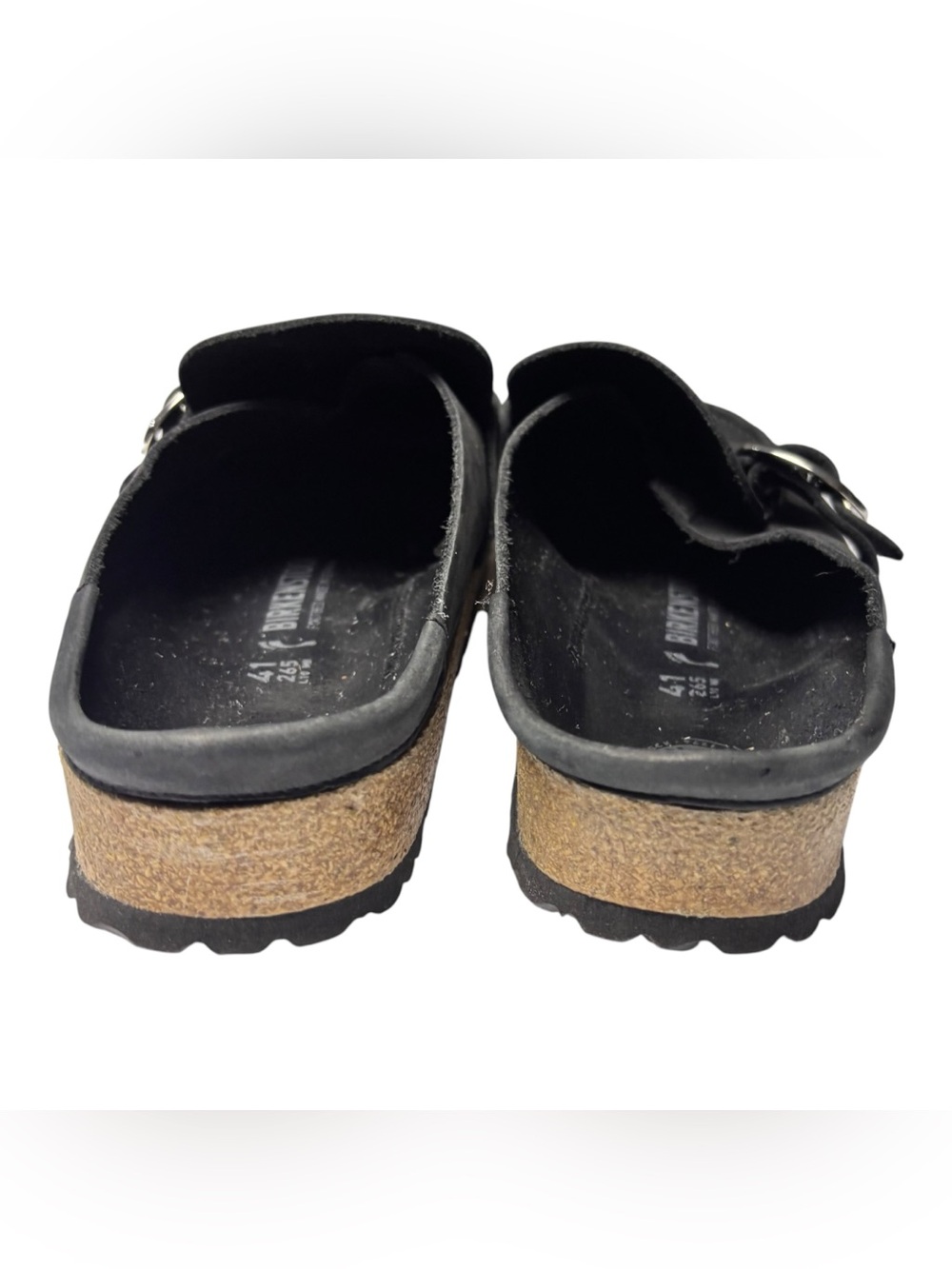 NWOT Birkenstock Black Buckley Clog Size 41 EU or 10/10.5 US - Picture 8 of 11